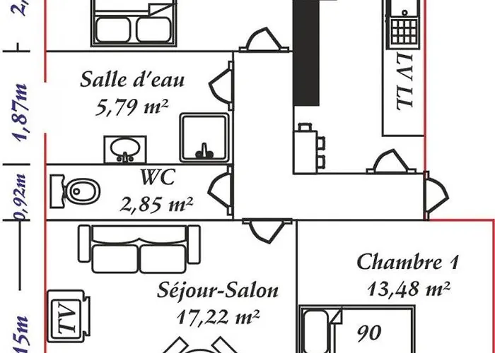 Gîte Gîtes de France® - Mer et Jetée Appartamento Dieppe